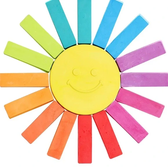 Sun Chalk Set, Multi-Color, Washable - Picture 6 of 6